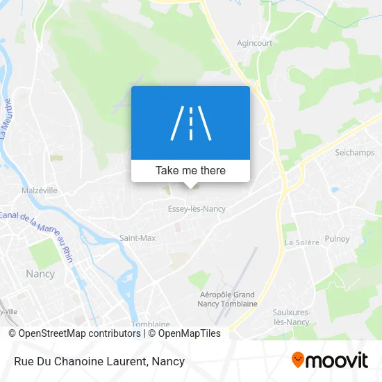 Rue Du Chanoine Laurent map