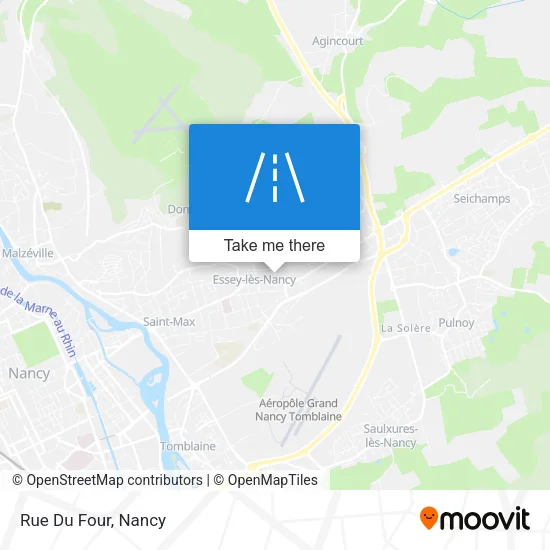 Rue Du Four map