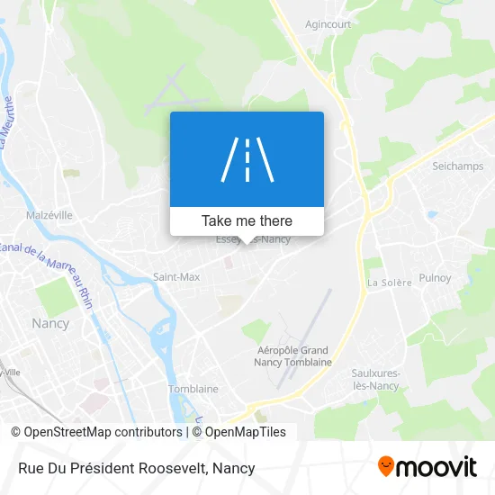 Rue Du Président Roosevelt map