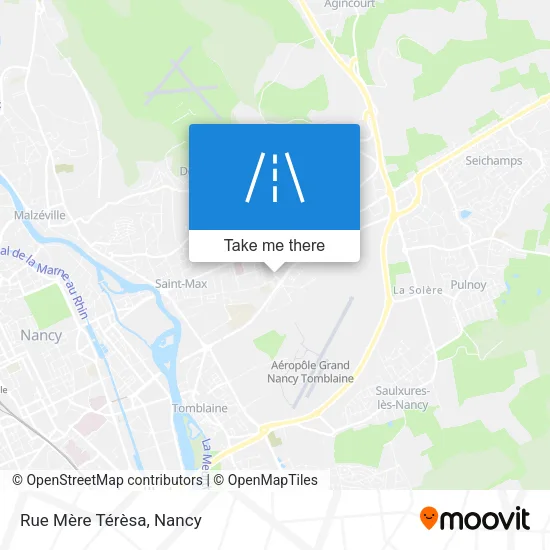 Rue Mère Térèsa map