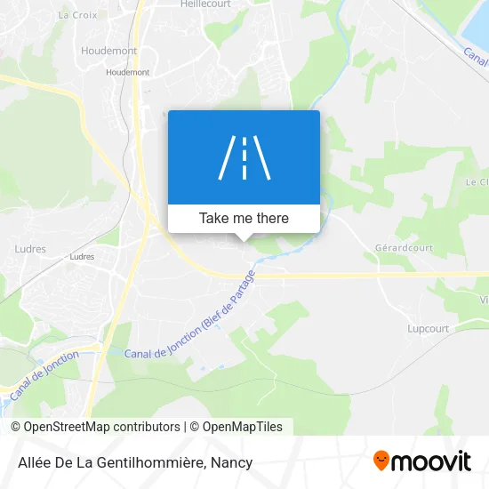 Allée De La Gentilhommière map