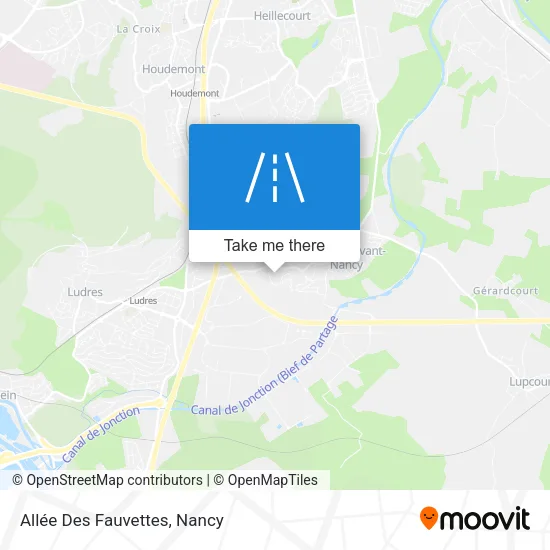Allée Des Fauvettes map