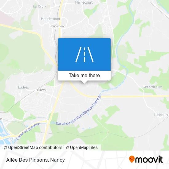 Allée Des Pinsons map