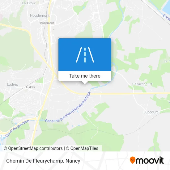 Chemin De Fleurychamp map