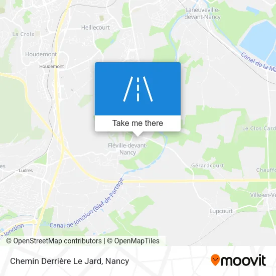 Chemin Derrière Le Jard map