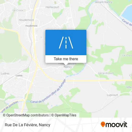 Rue De La Févière map