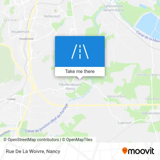 Rue De La Woivre map