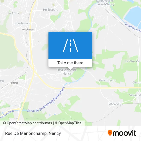 Rue De Manonchamp map