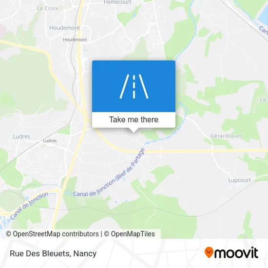 Rue Des Bleuets map