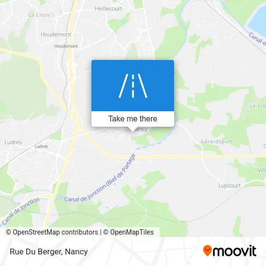 Rue Du Berger map