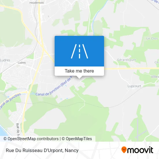 Rue Du Ruisseau D'Urpont map