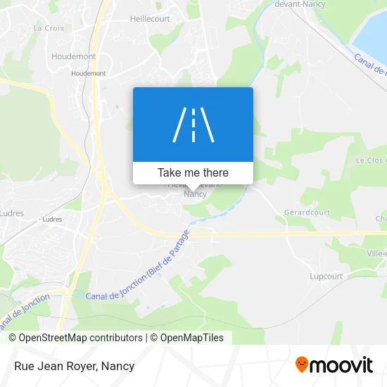 Rue Jean Royer map