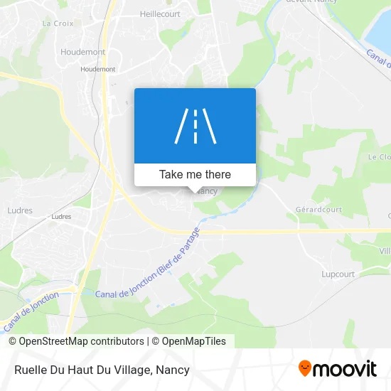 Ruelle Du Haut Du Village map