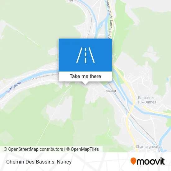 Chemin Des Bassins map