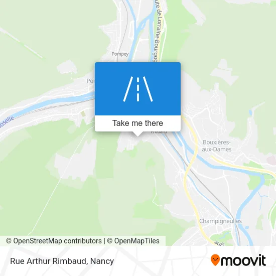 Rue Arthur Rimbaud map