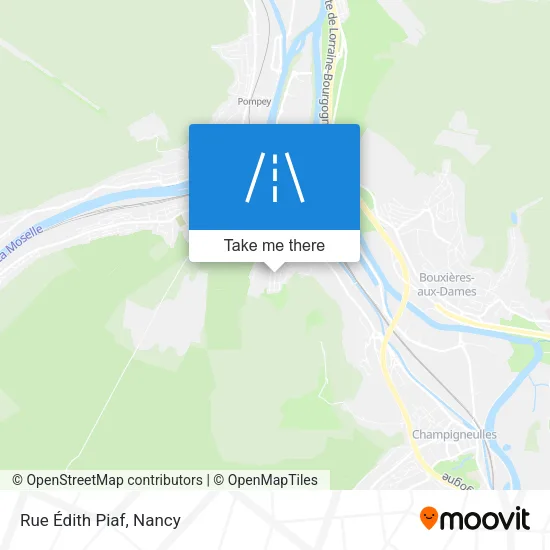 Rue Édith Piaf map