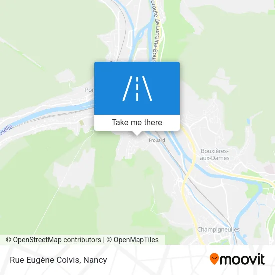 Rue Eugène Colvis map