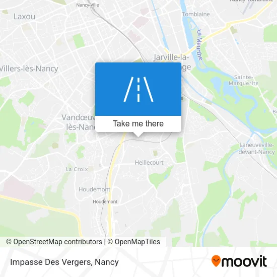 Impasse Des Vergers map