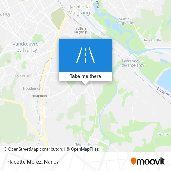 Placette Morez map