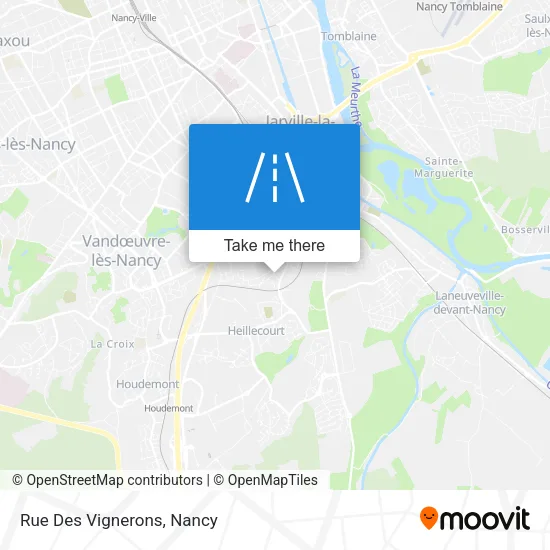 Rue Des Vignerons map