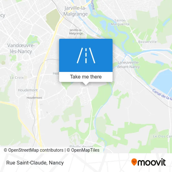 Rue Saint-Claude map