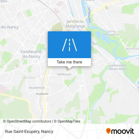 Rue Saint-Exupéry map