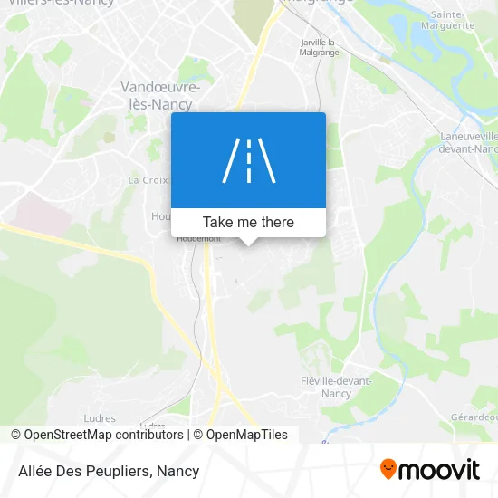 Allée Des Peupliers map
