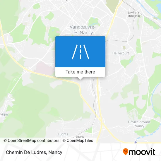 Chemin De Ludres map