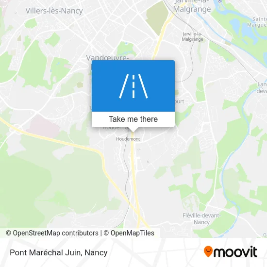 Pont Maréchal Juin map