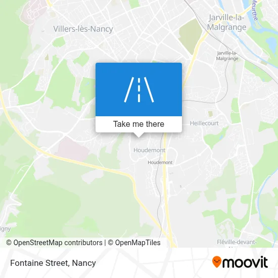 Rue De La Fontaine map