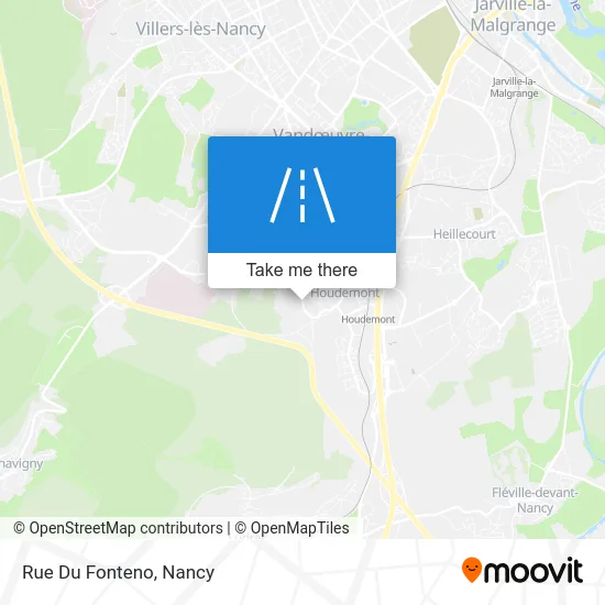 Rue Du Fonteno map