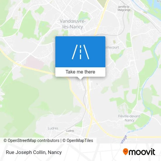 Rue Joseph Collin map