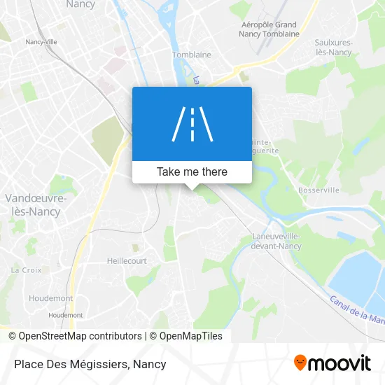 Place Des Mégissiers map