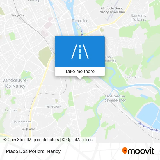 Place Des Potiers map