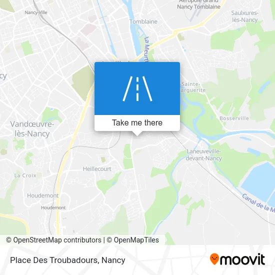 Place Des Troubadours map