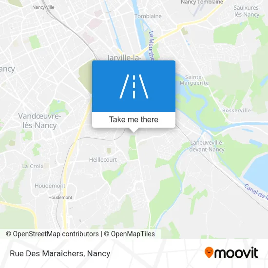 Rue Des Maraîchers map