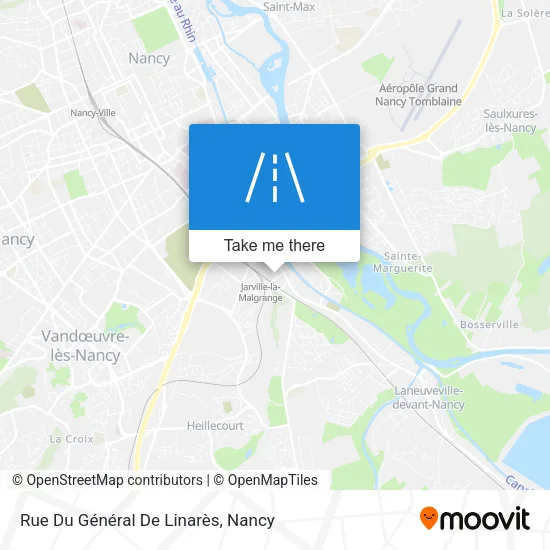 Rue Du Général De Linarès map