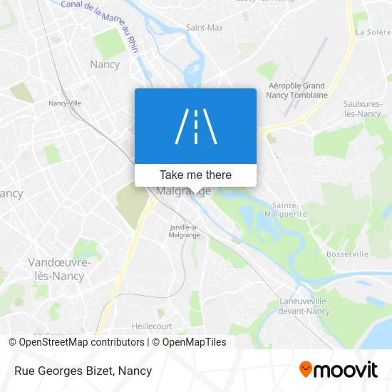 Rue Georges Bizet map