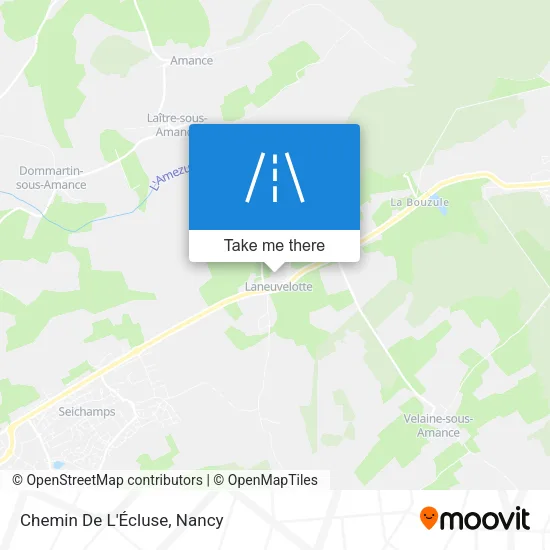 Chemin De L'Écluse map