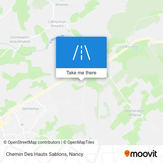 Chemin Des Hauts Sablons map