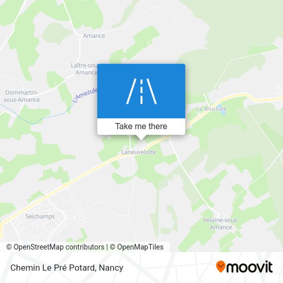 Chemin Le Pré Potard map