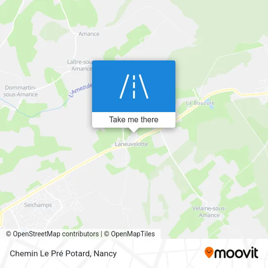 Chemin Le Pré Potard map