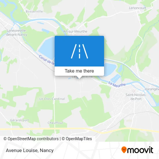 Avenue Louise map