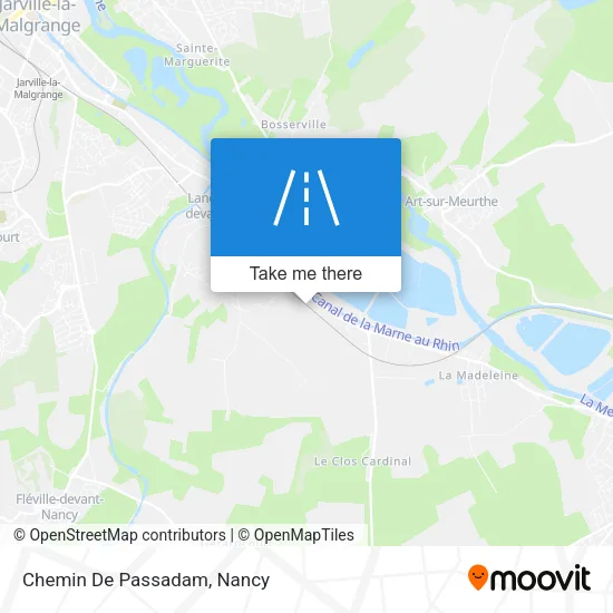 Chemin De Passadam map