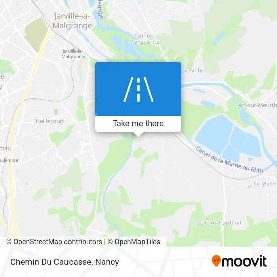 Chemin Du Caucasse map