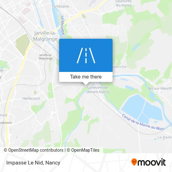 Impasse Le Nid map
