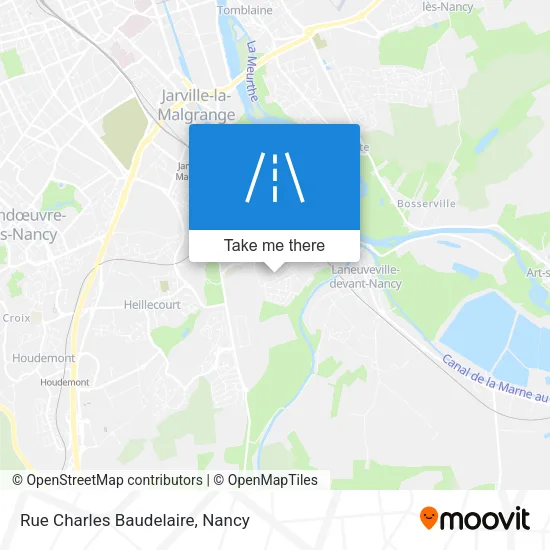 Rue Charles Baudelaire map