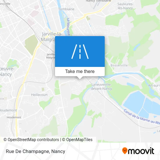 Rue De Champagne map
