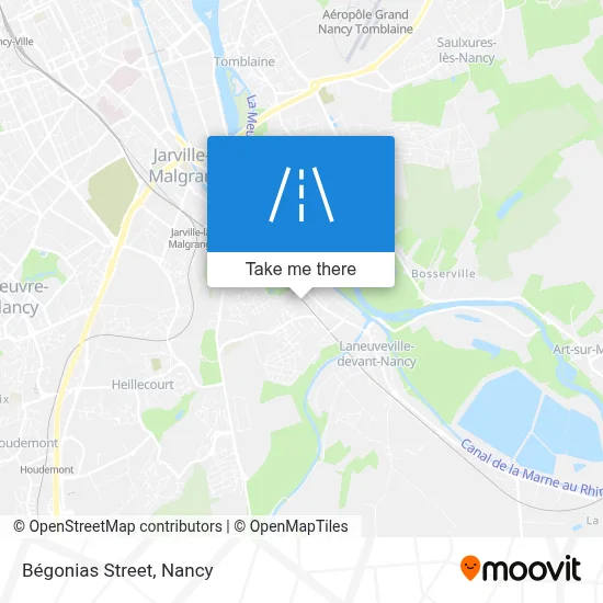 Rue Des Bégonias map