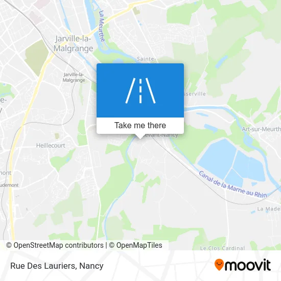 Rue Des Lauriers map